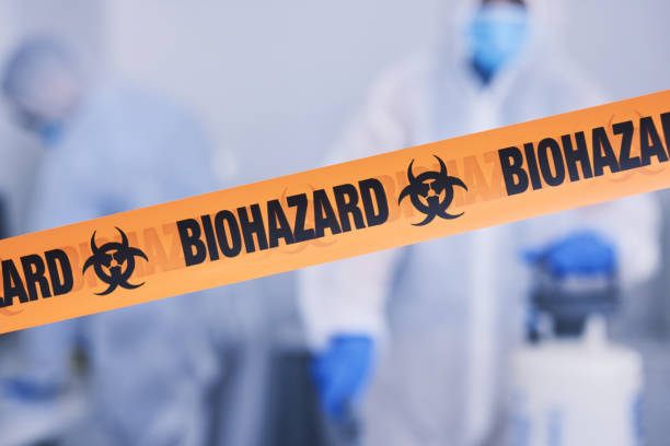 Professional Biohazard Cleanup technician working in Rochester, WA